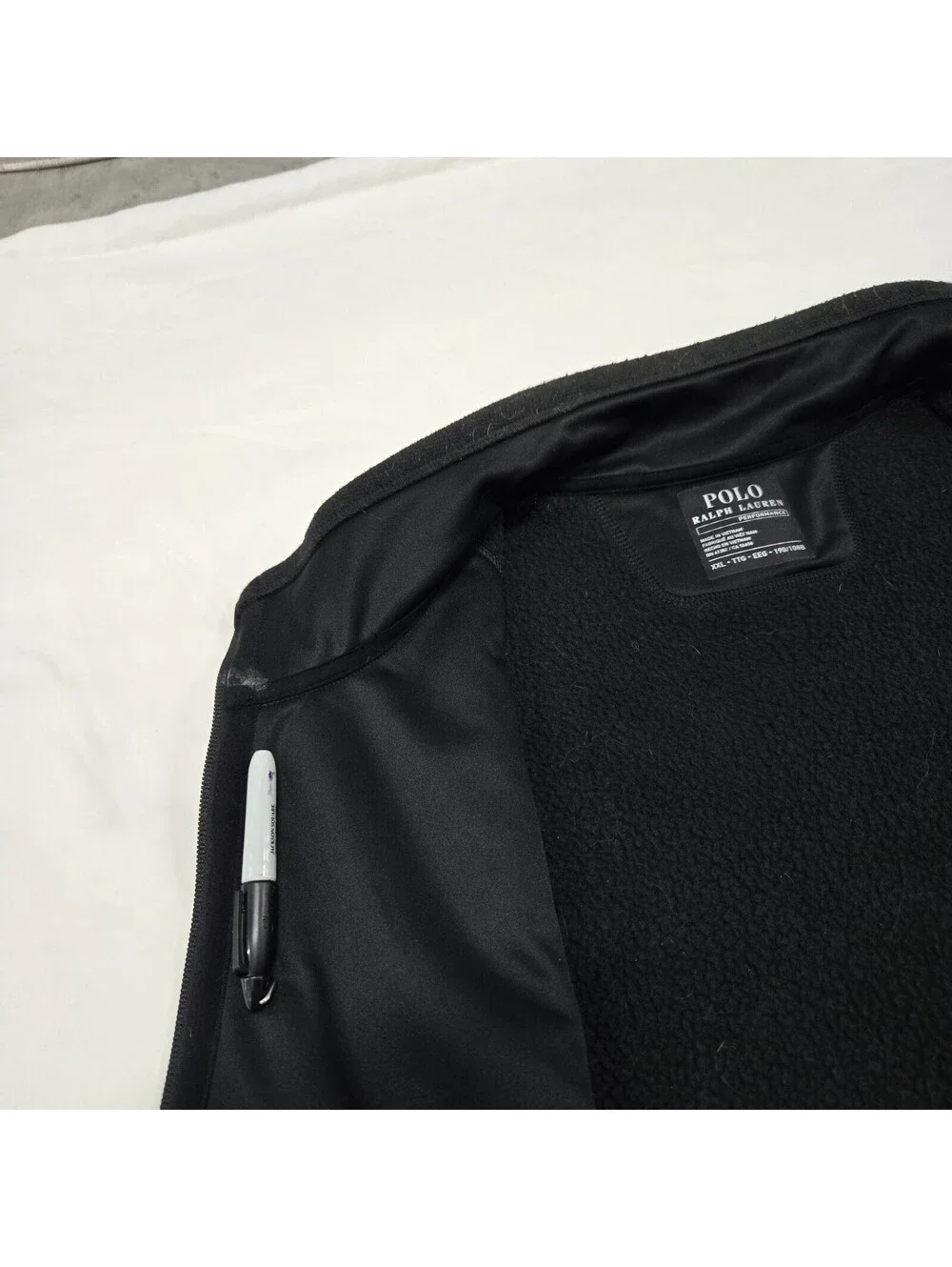 NWT Men's XXL Polo Ralph Lauren Grey Sweater Vest Full-Zip Performance Pockets